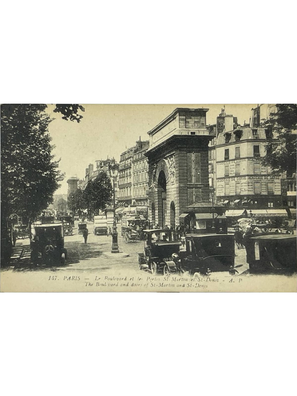 Recto de la carte postale
