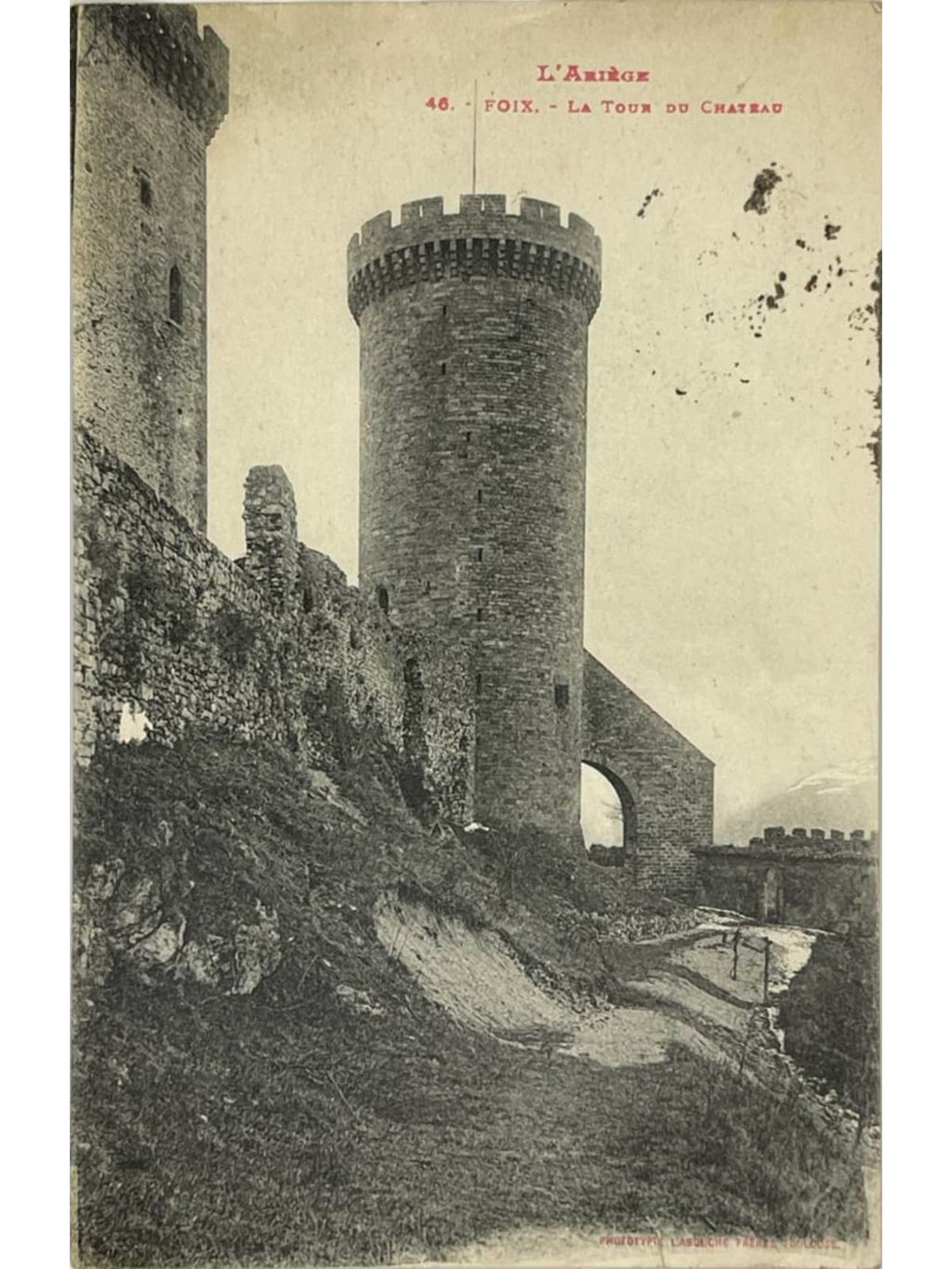 Recto de la carte postale