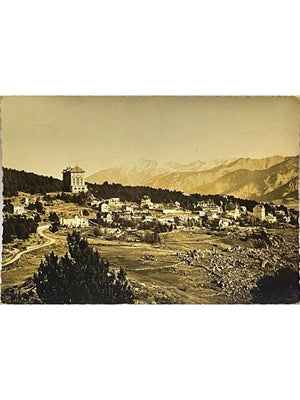 Font-Romeu – Vue générale, Grand Hôtel et Pyrénées – CPSM années 1950