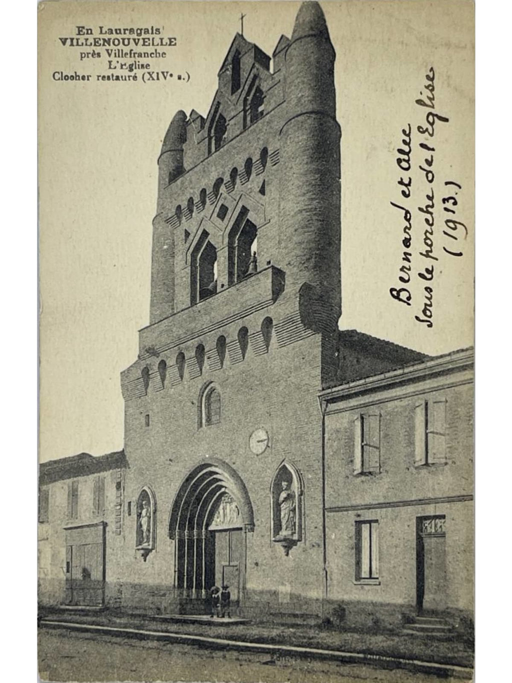 Recto de la carte postale