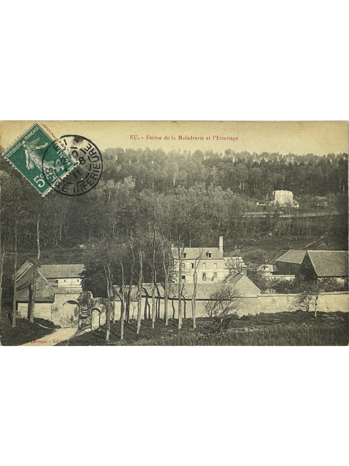 Recto de la carte postale