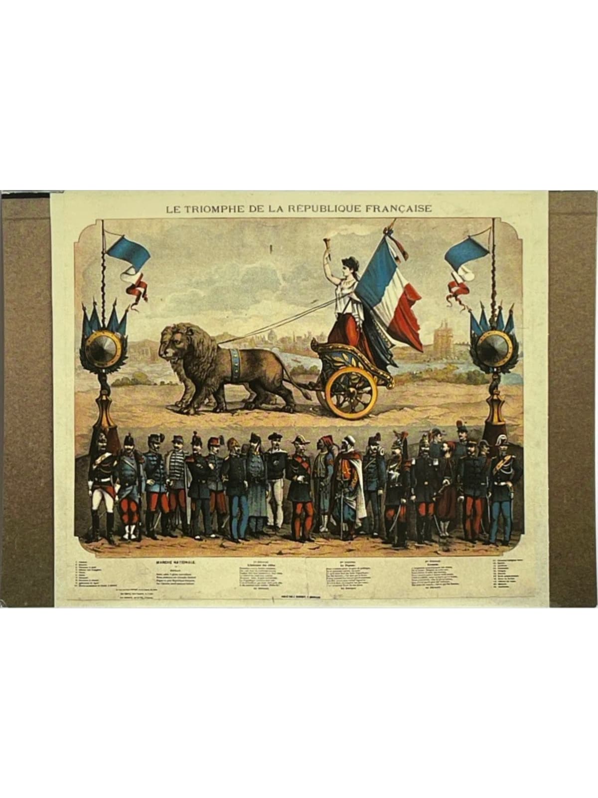 Recto de la carte postale