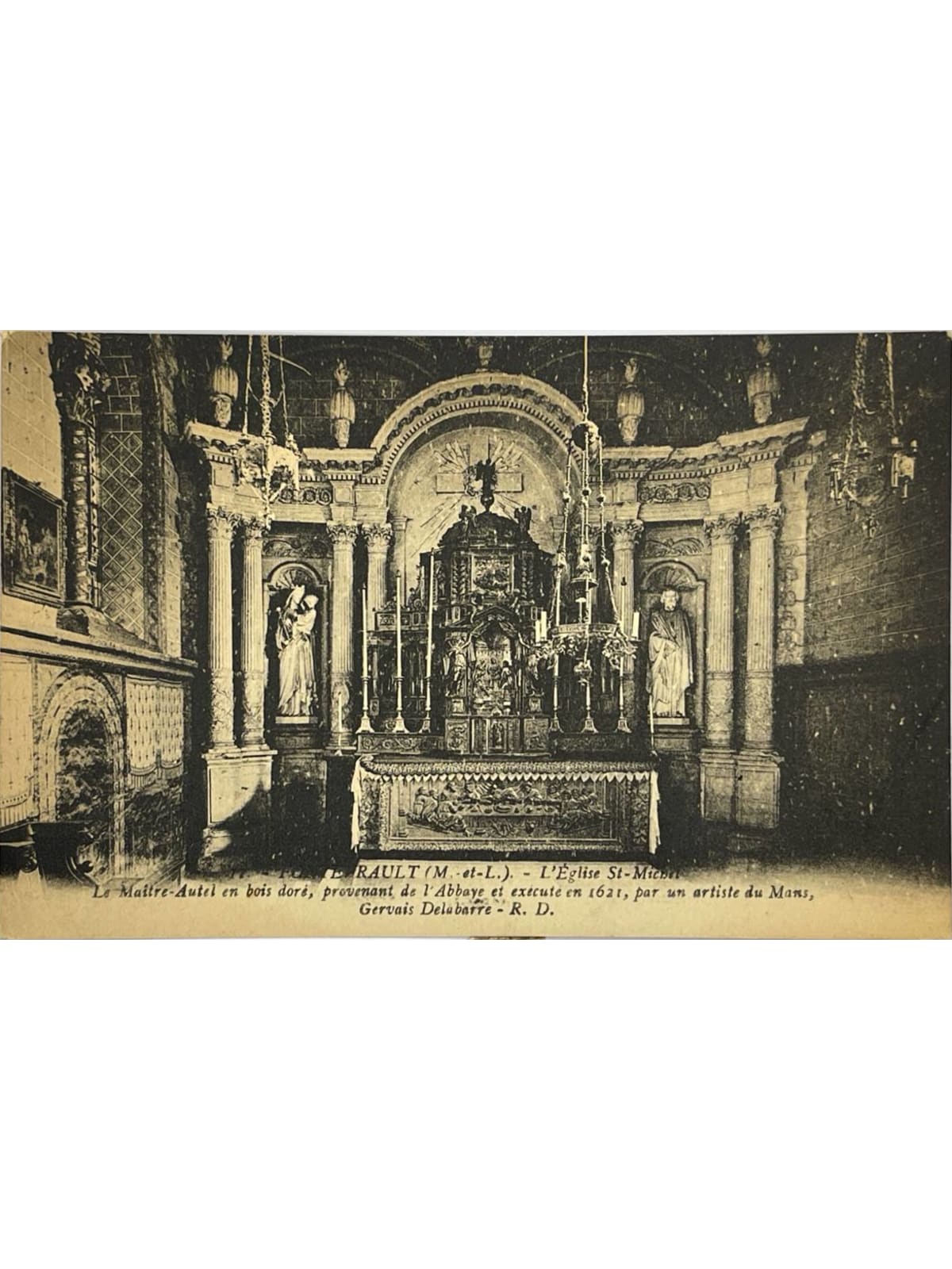 Recto de la carte postale