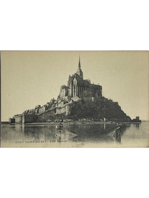 Le Mont-Saint-Michel – Côte nord-est et pêcheurs – N.D. Phot. CPA