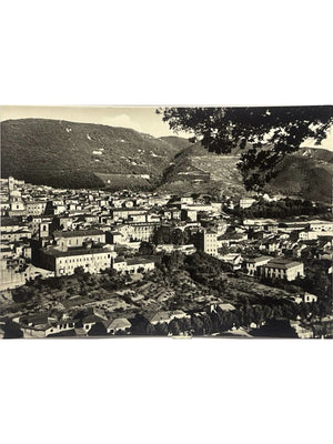 Carte postale – Spolète – Panorama de la ville et des montagnes, Italie