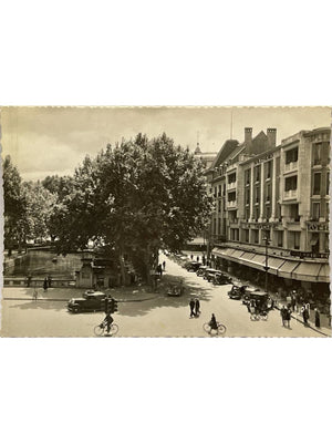 Annecy – Canal du Vassé et quai E.-Chapuis, vue animée – CPSM années 1950