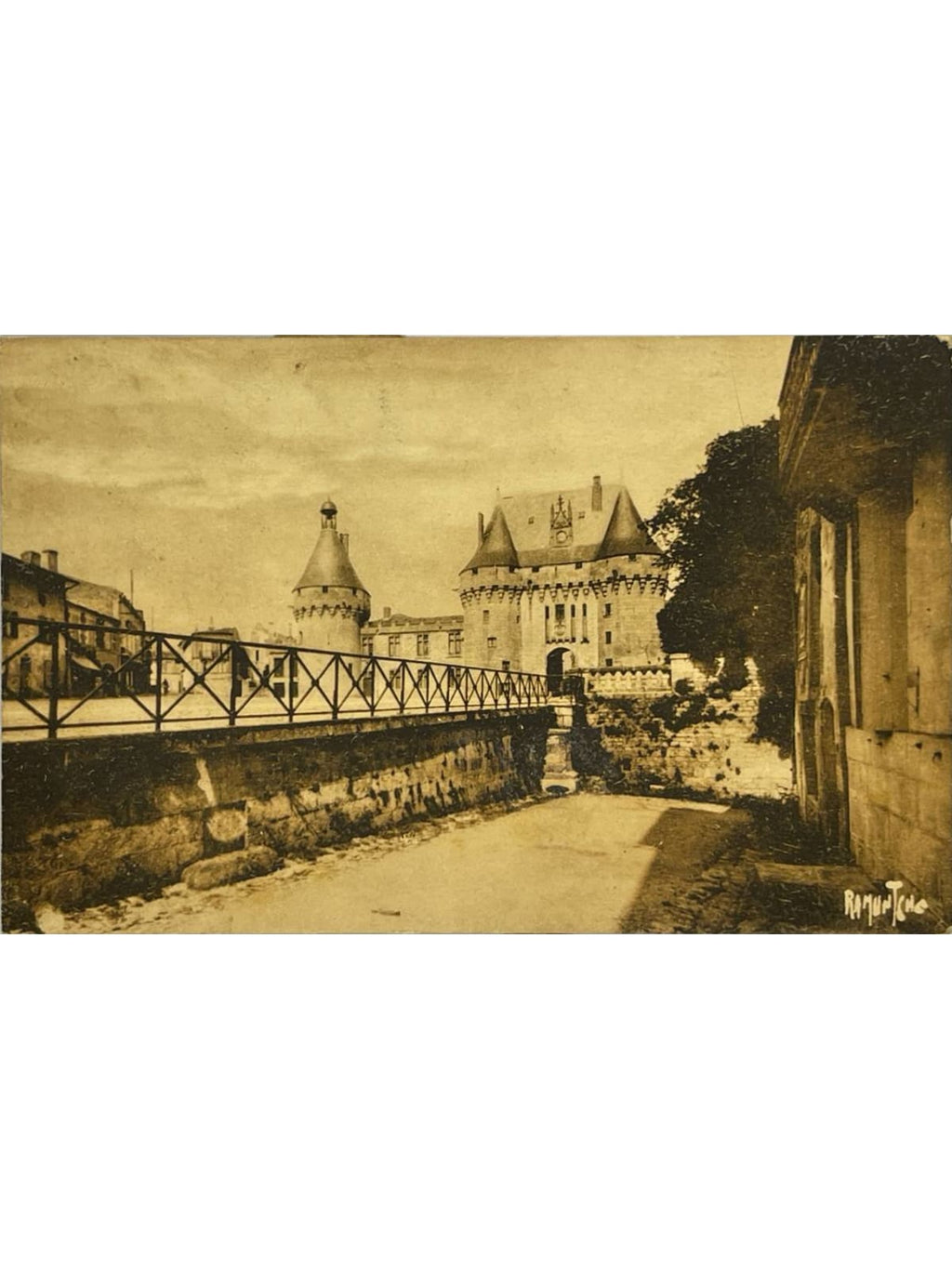 Recto de la carte postale