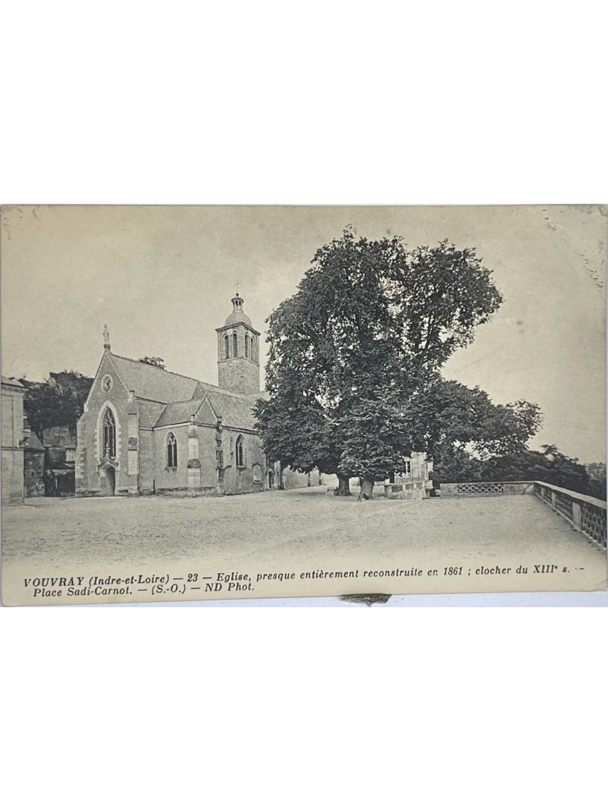 Recto de la carte postale