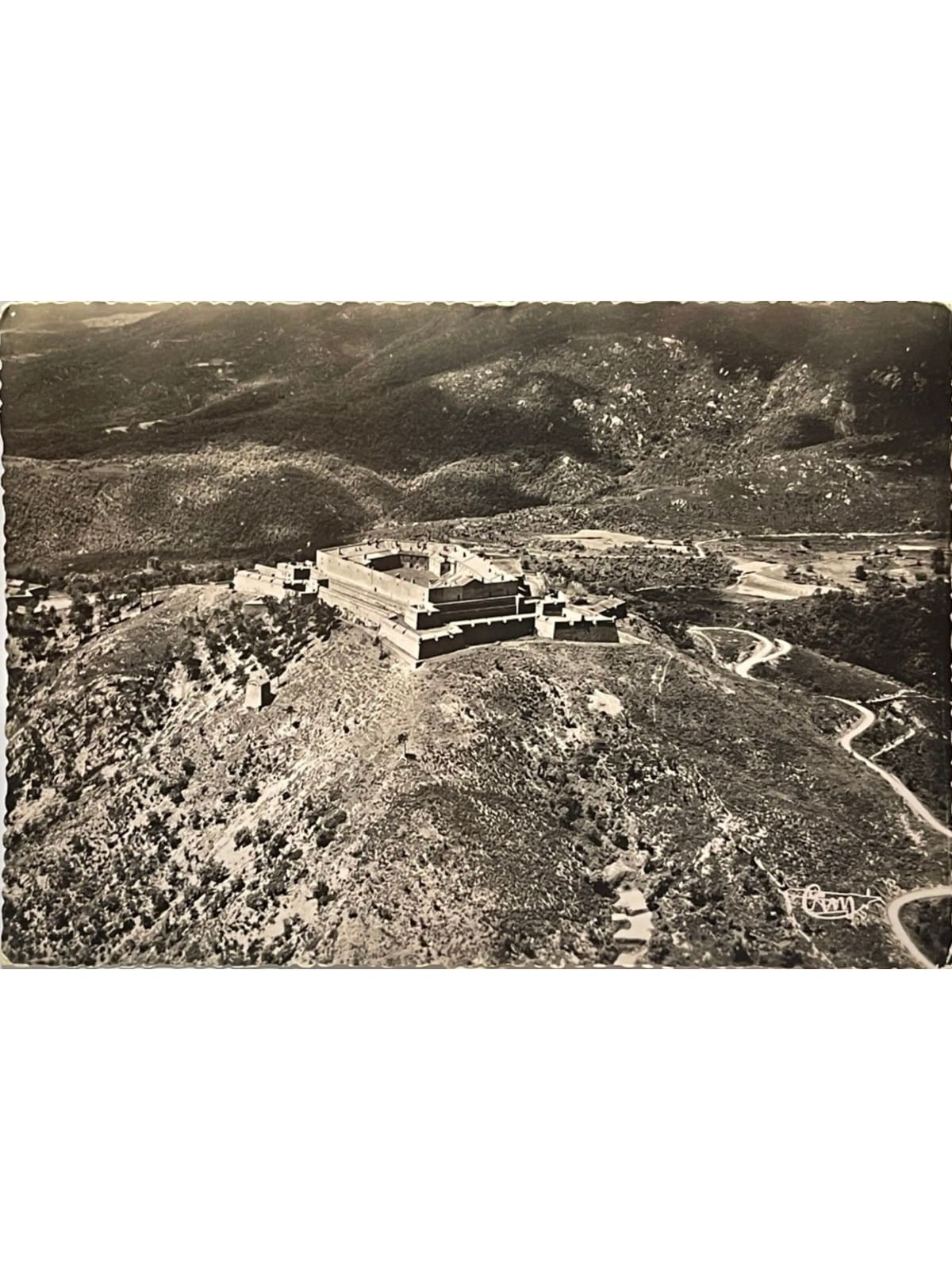 Recto de la carte postale