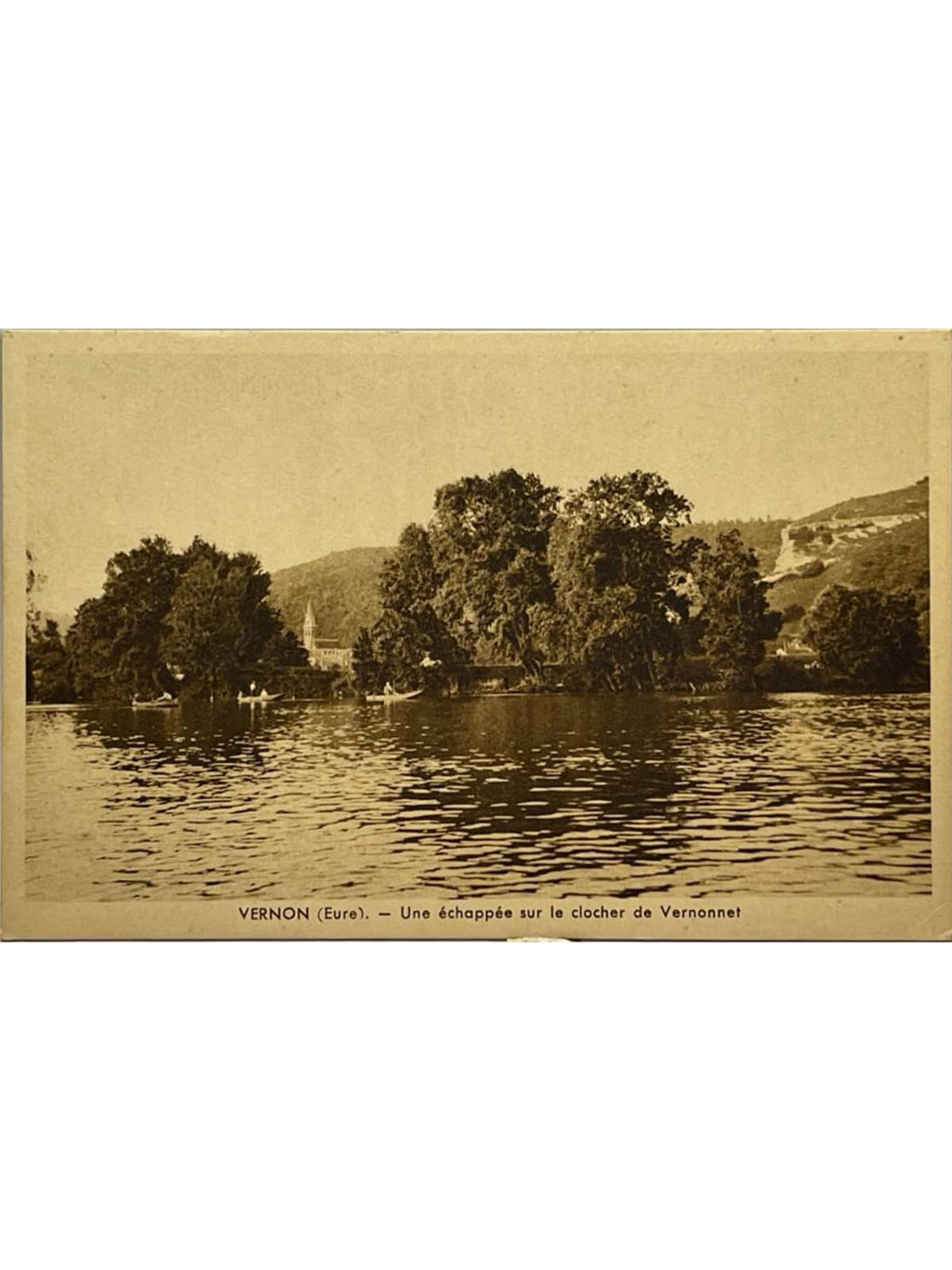 Recto de la carte postale