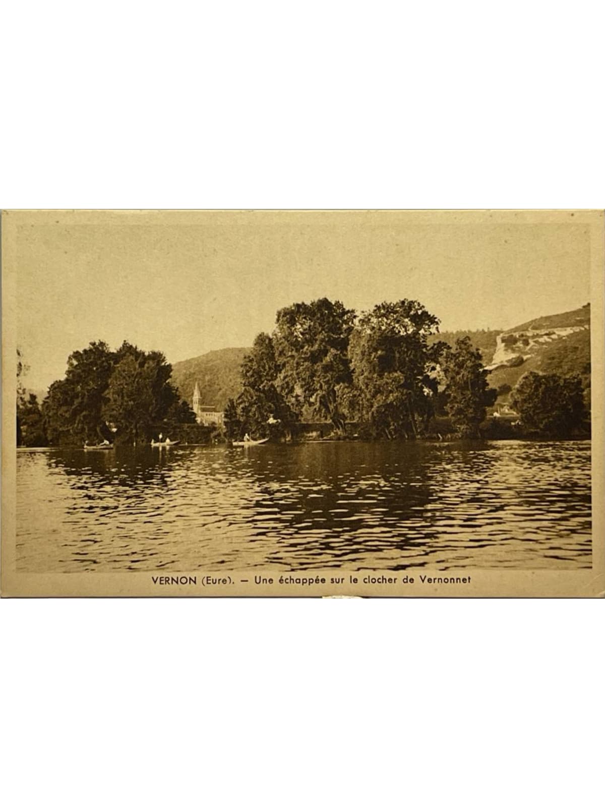 Recto de la carte postale