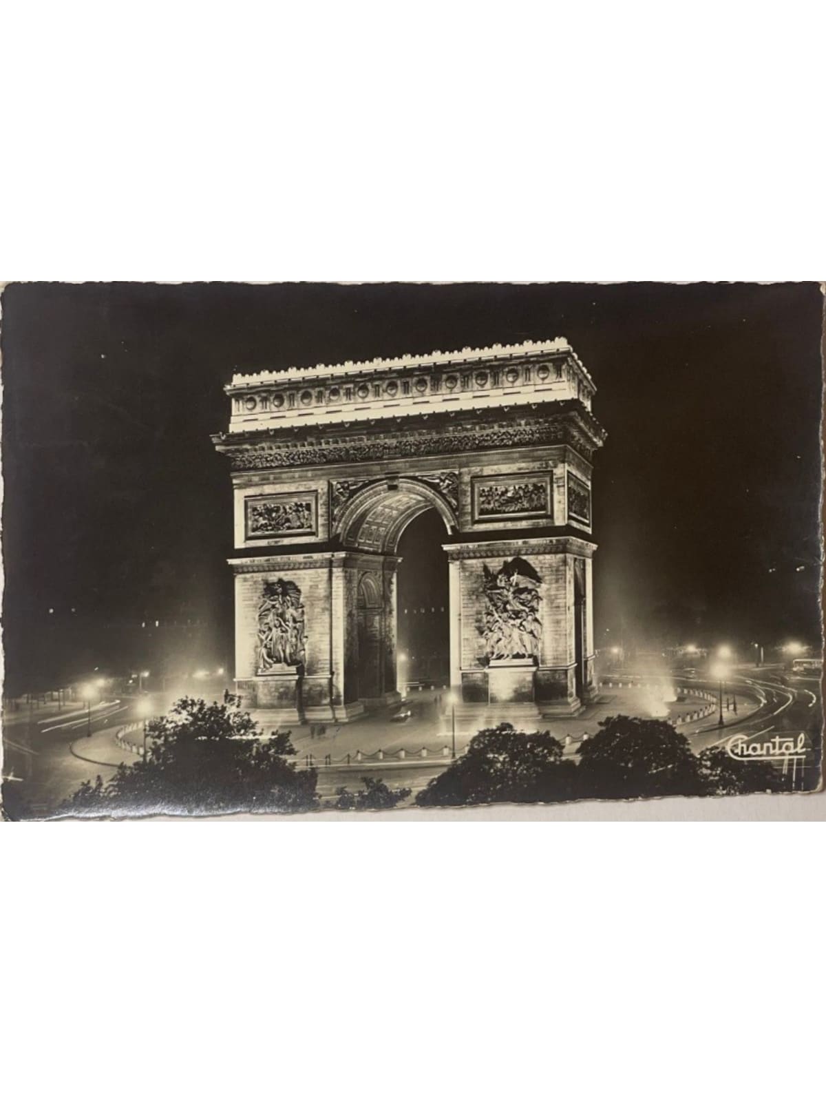 Recto de la carte postale