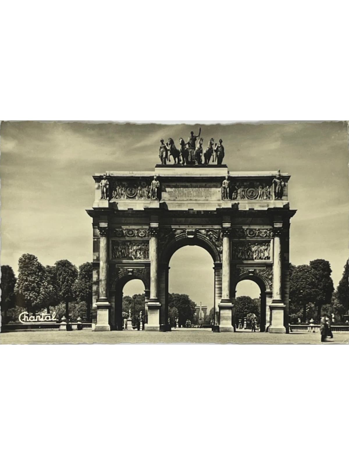 Recto de la carte postale