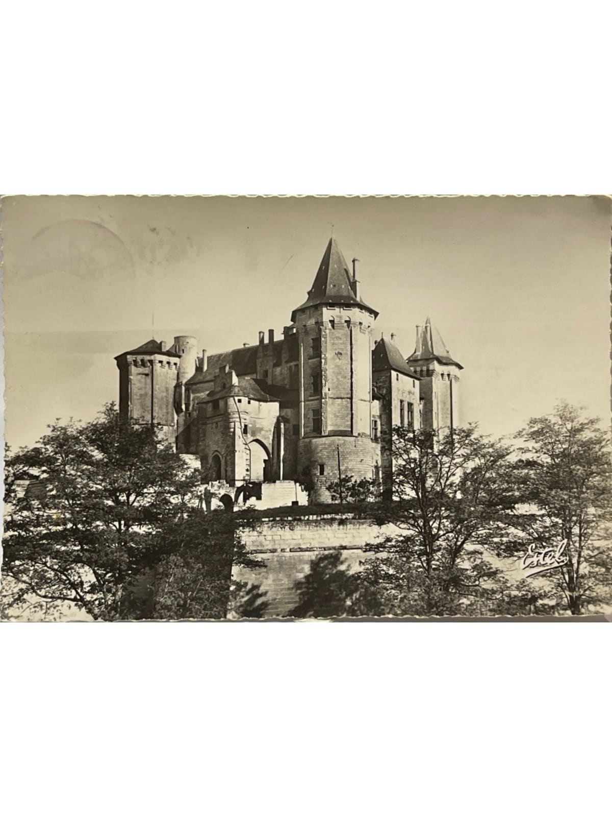 Recto de la carte postale