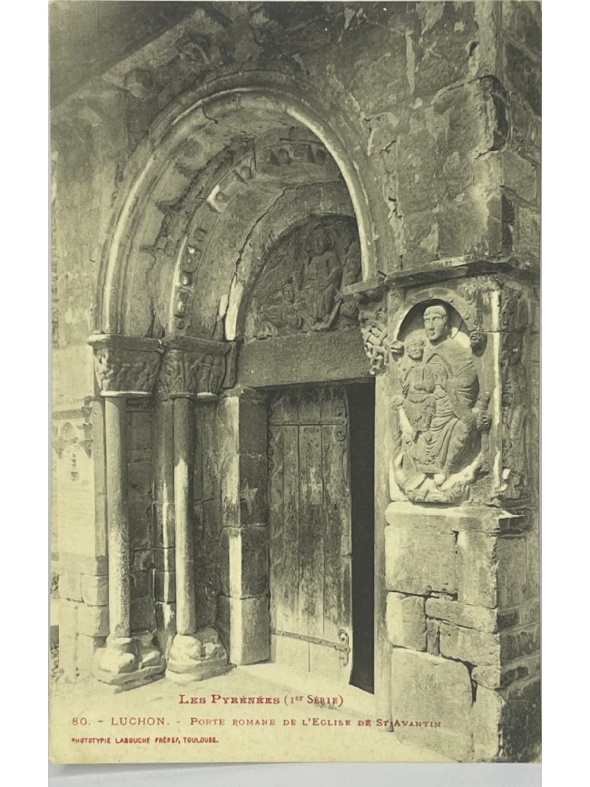 Recto de la carte postale