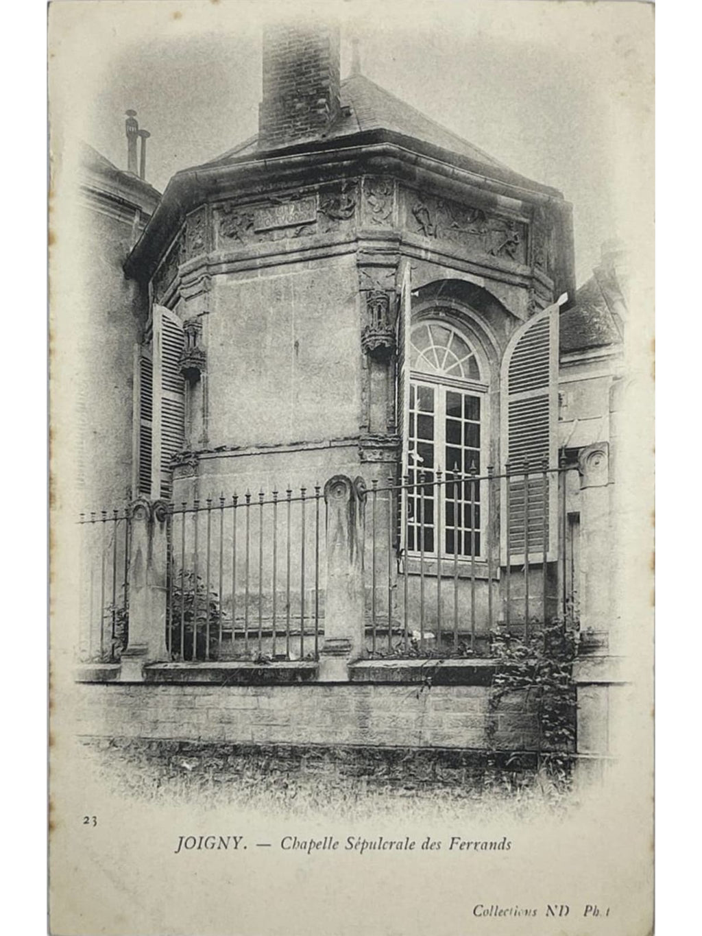 Recto de la carte postale