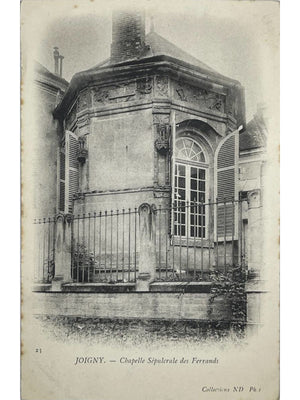 Joigny – Chapelle sépulcrale des Ferrand – CPA ancienne n° 23