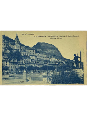 Grenoble – Les quais, la Vedette et le Saint-Eynard – CPA n° 28