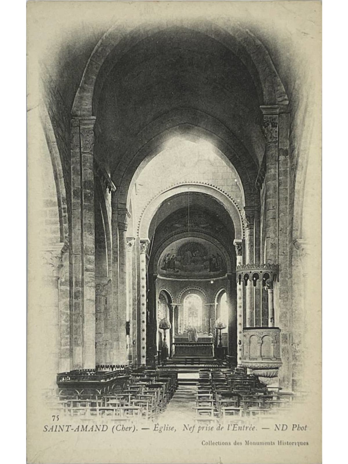 Recto de la carte postale