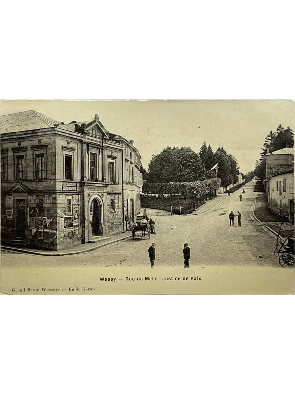 Recto de la carte postale
