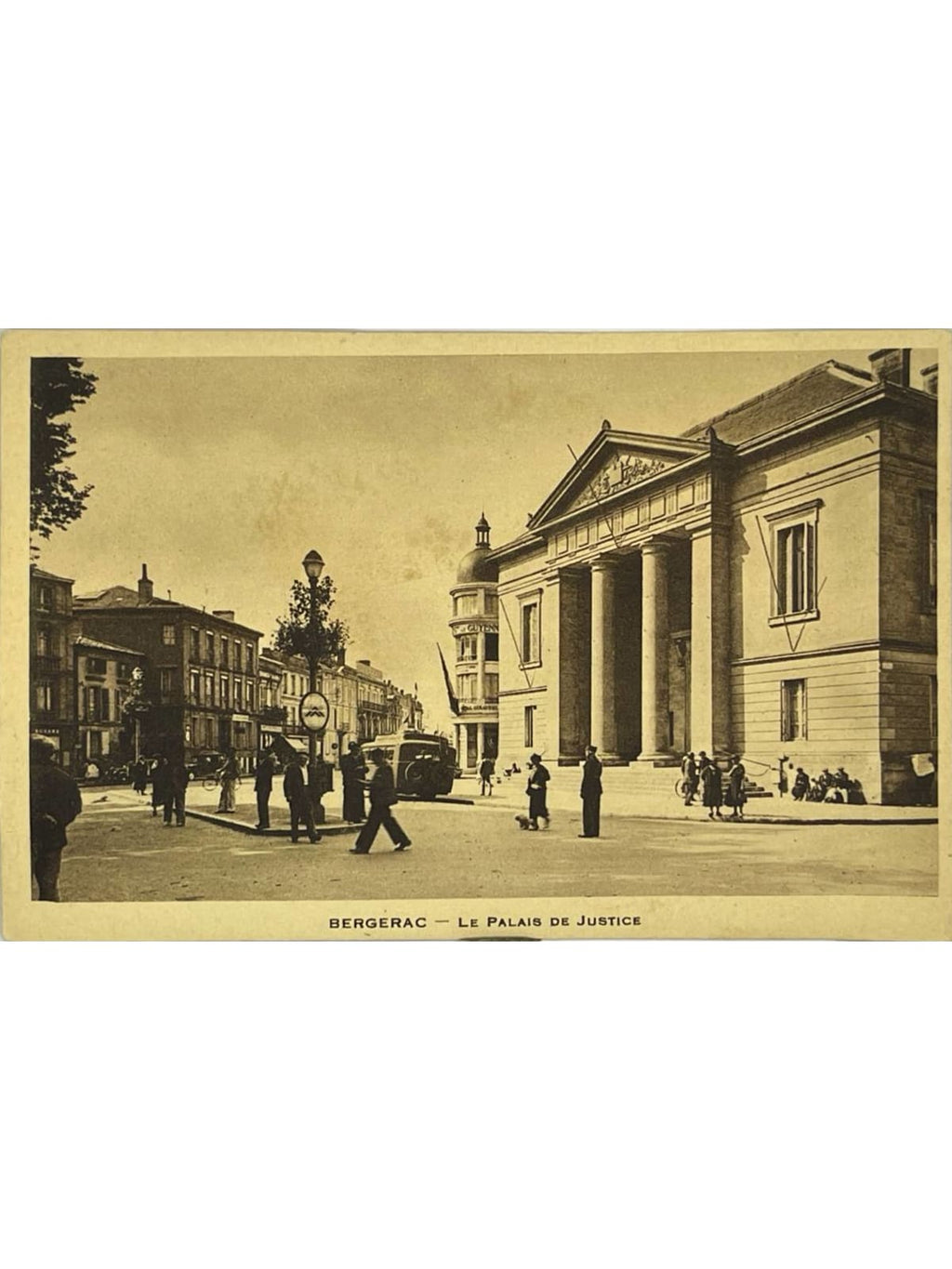 Recto de la carte postale