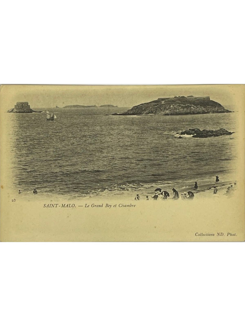 Recto de la carte postale