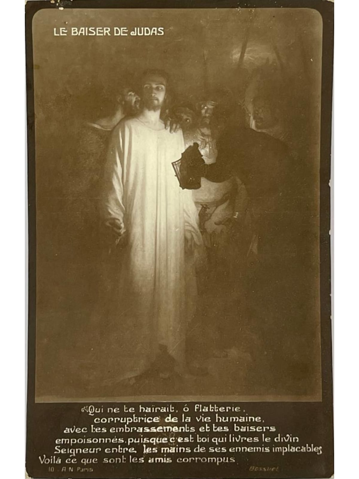 Recto de la carte postale