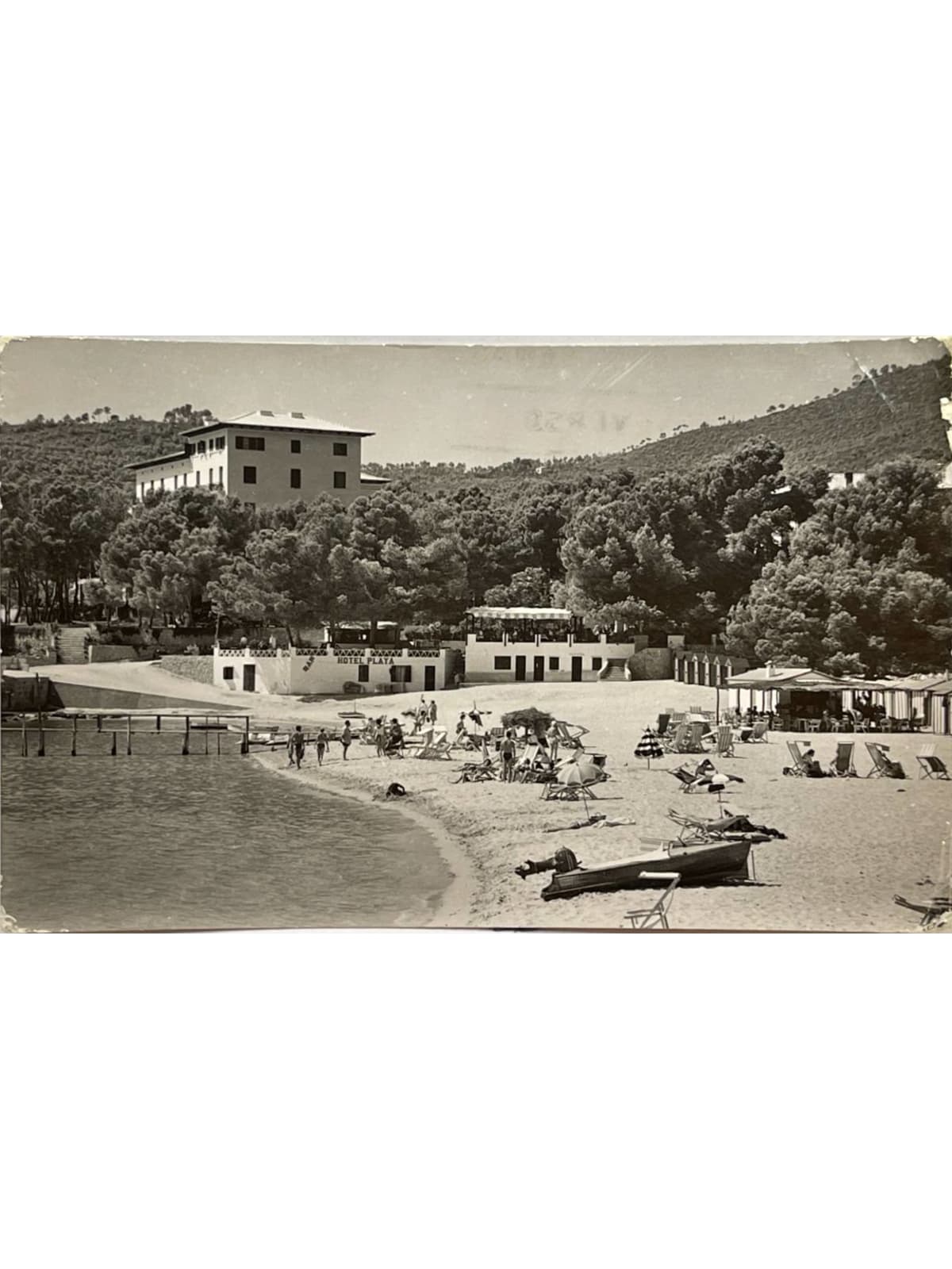 Recto de la carte postale