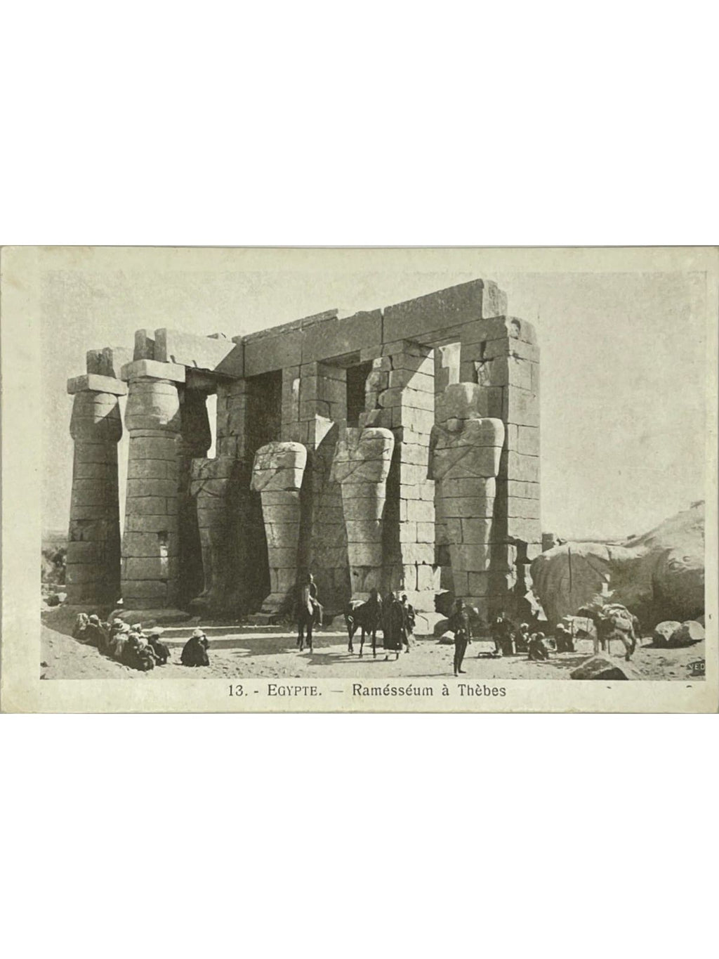 Recto de la carte postale