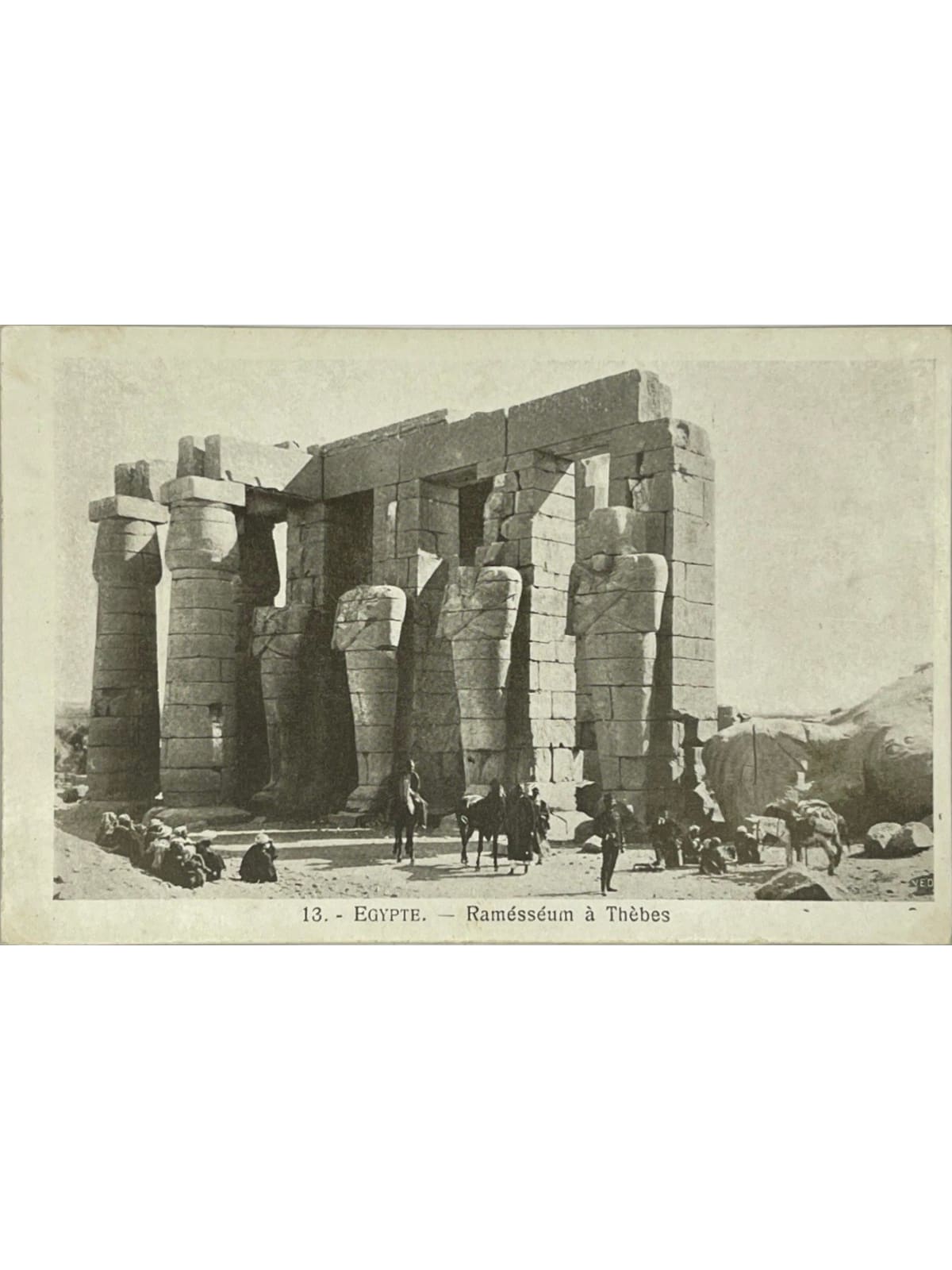 Recto de la carte postale