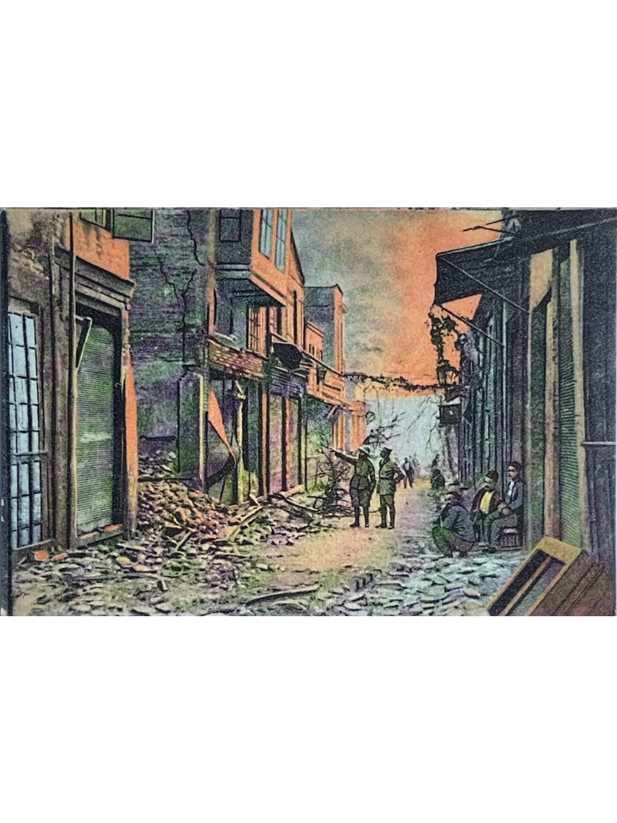 Recto de la carte postale
