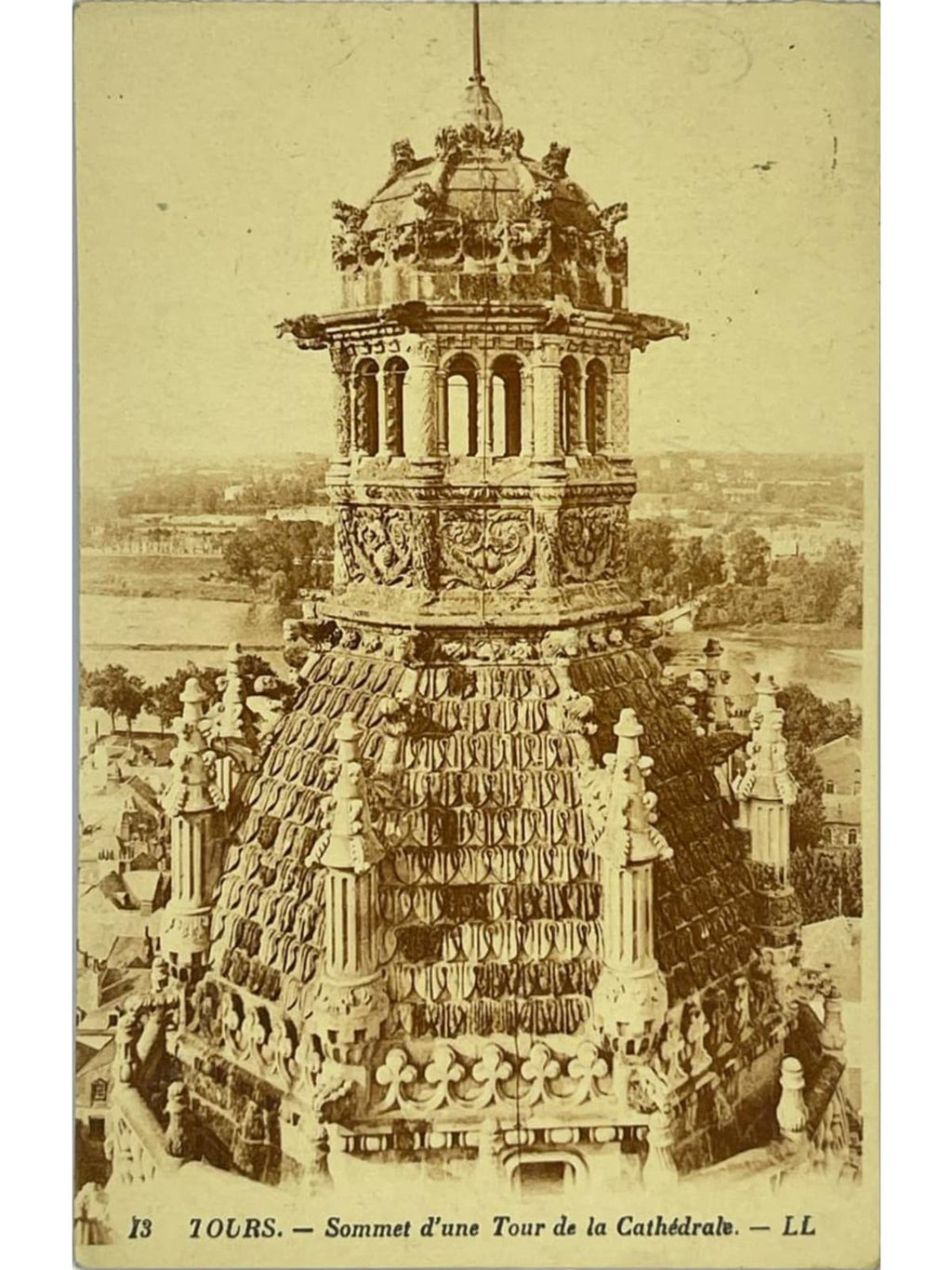 Recto de la carte postale