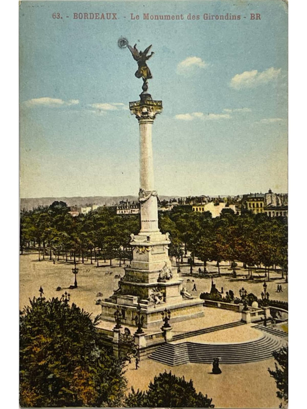 Recto de la carte postale