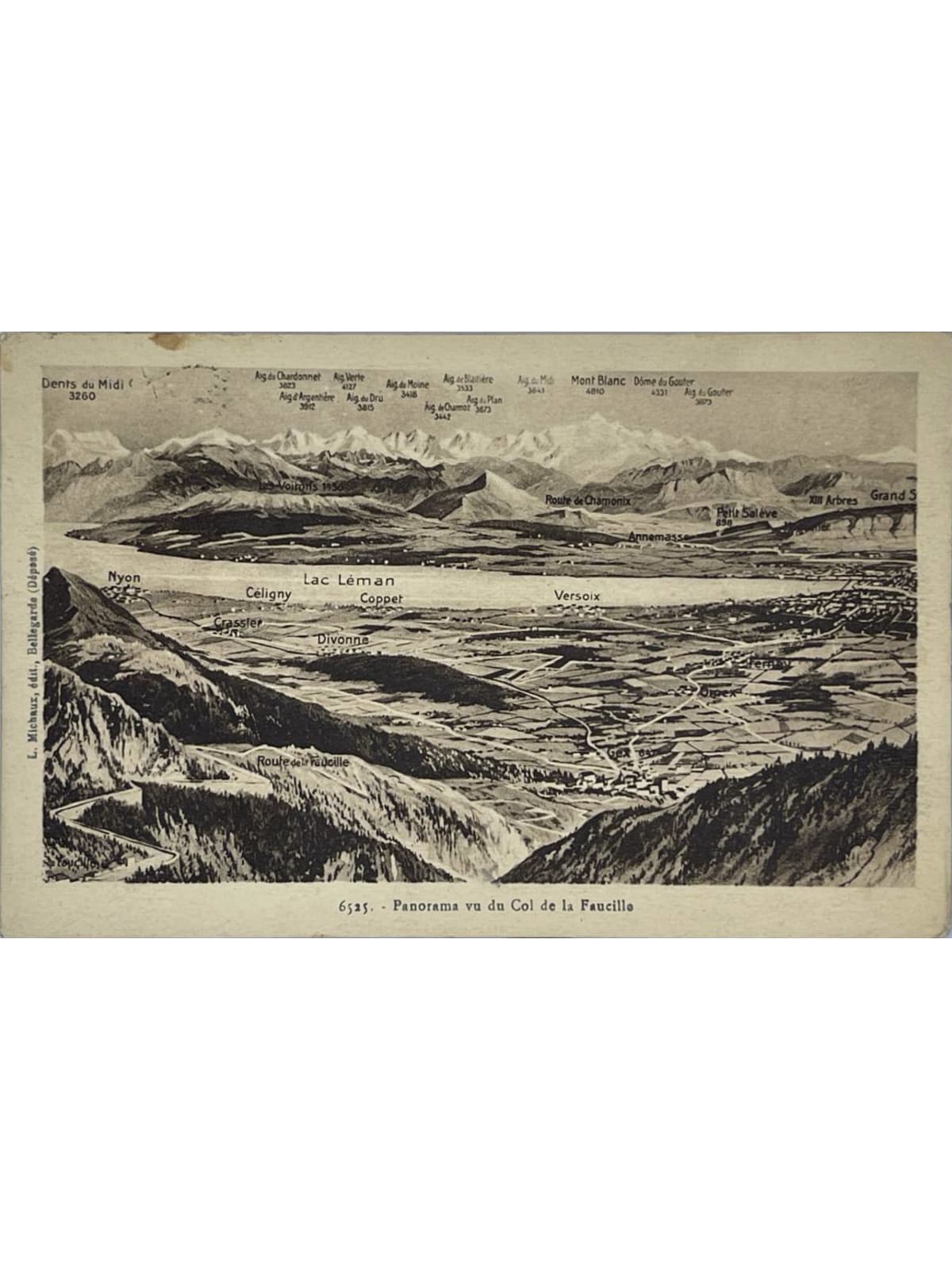 Recto de la carte postale