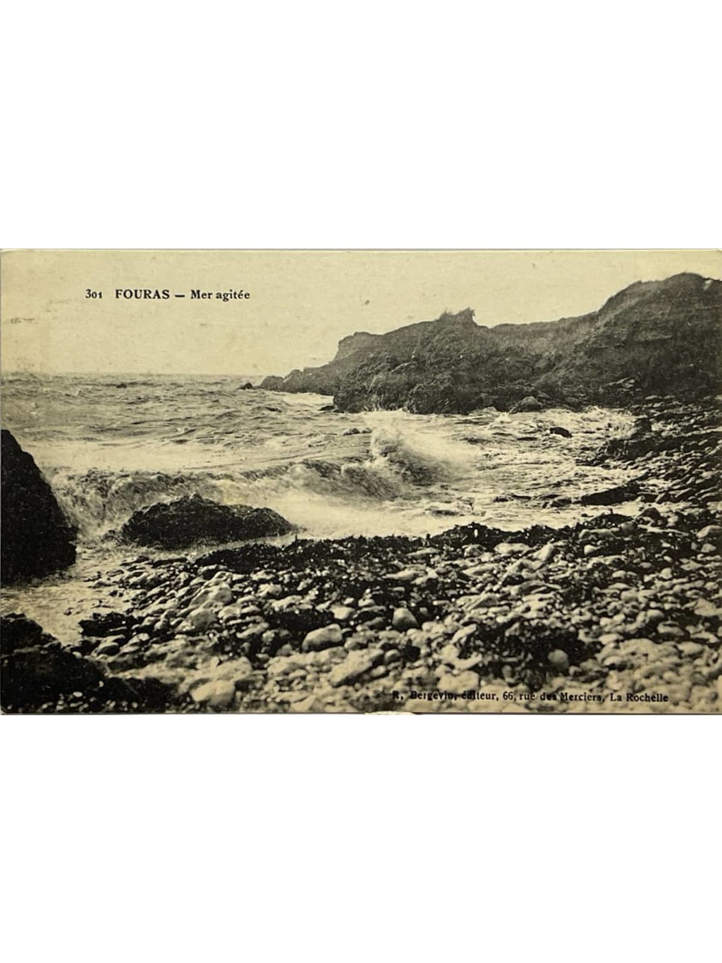Recto de la carte postale