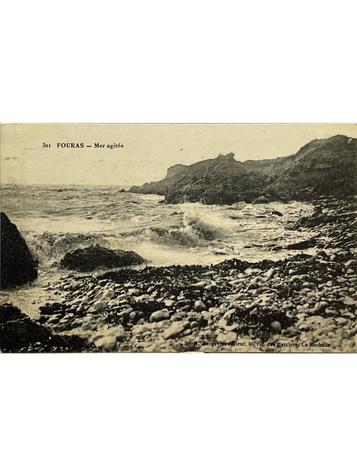 Recto de la carte postale