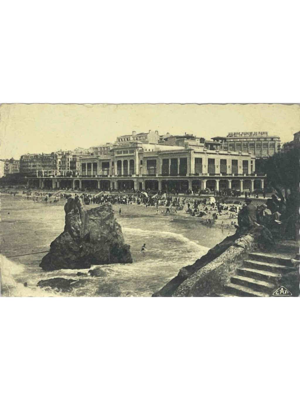 Recto de la carte postale