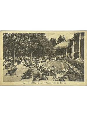 Vittel – Parc et Galerie des Sources animés – CPA n°24