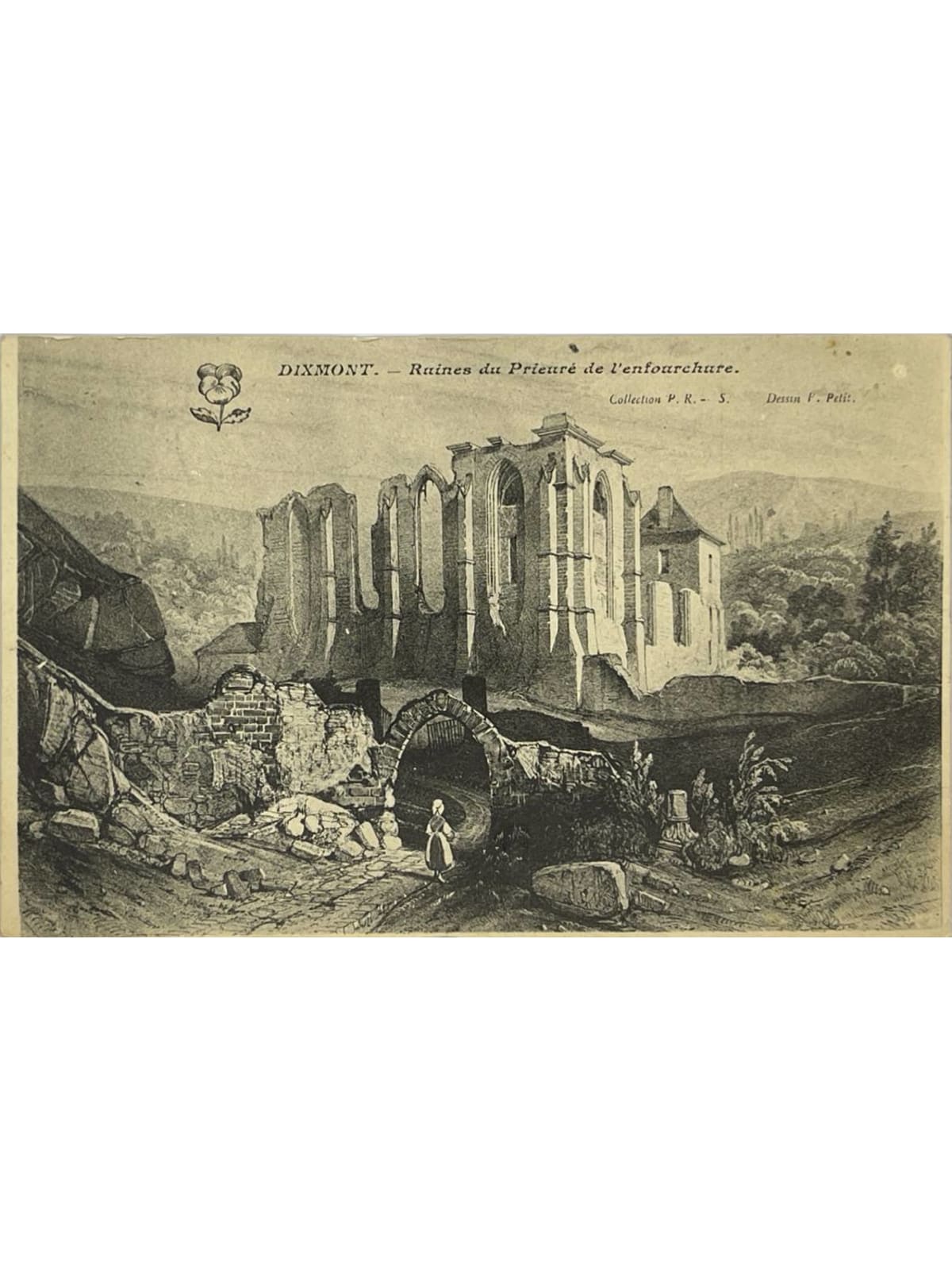 Recto de la carte postale