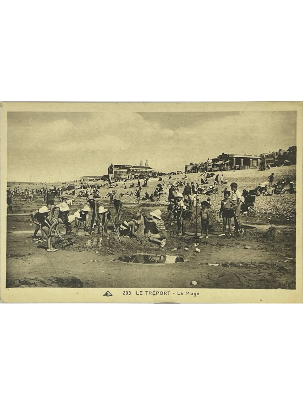 Recto de la carte postale