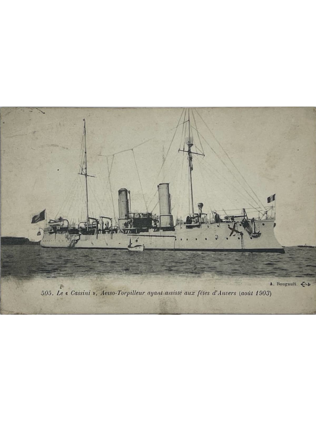 Recto de la carte postale