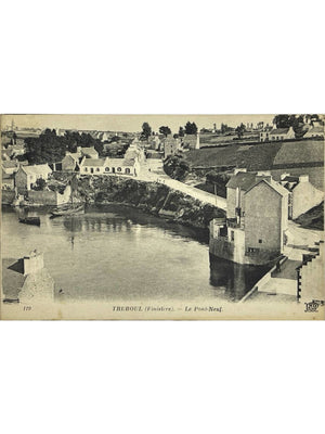 Tréboul – Le Pont-Neuf et le port – CPA N.D. Phot. n°119