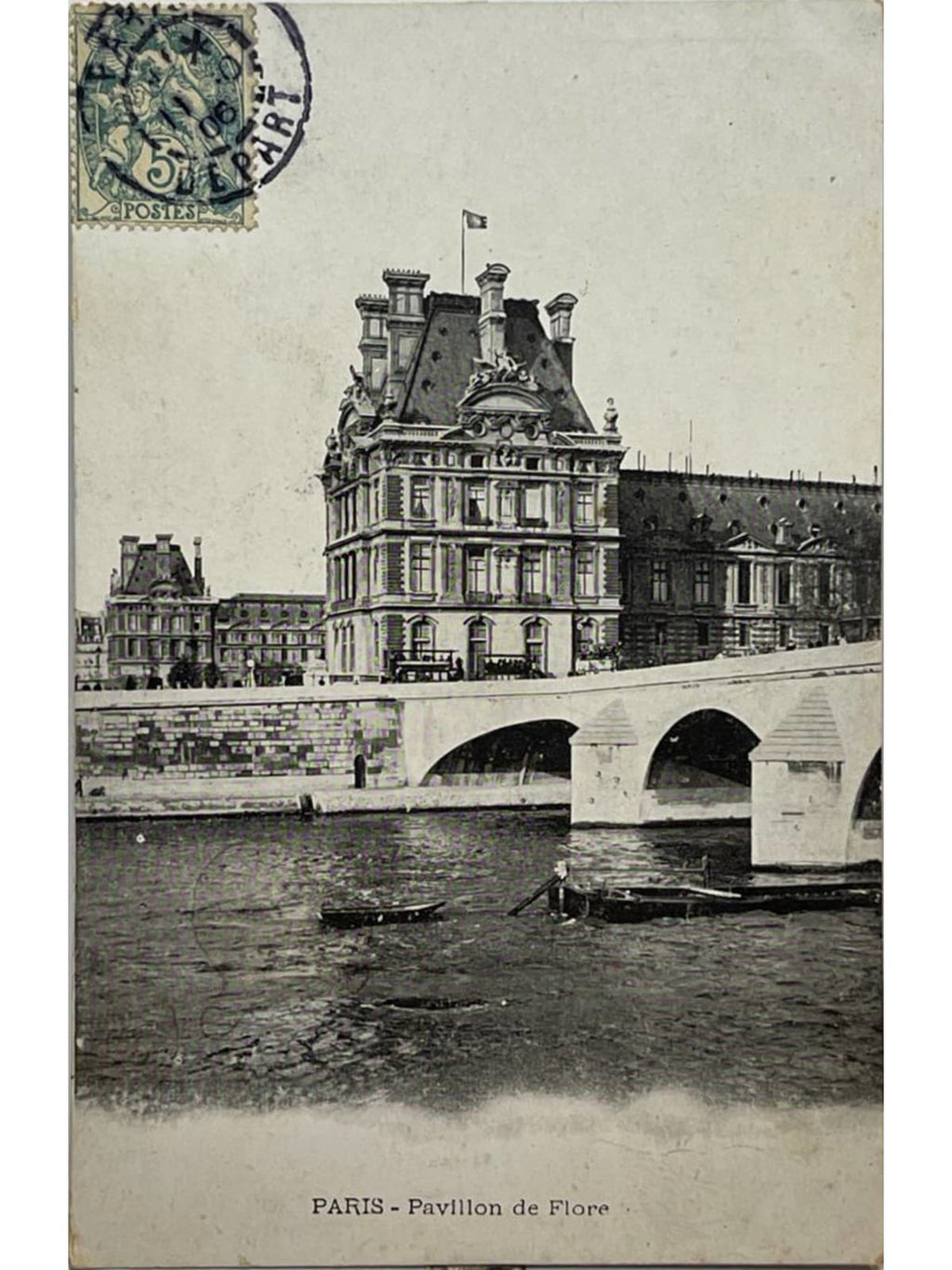 Recto de la carte postale