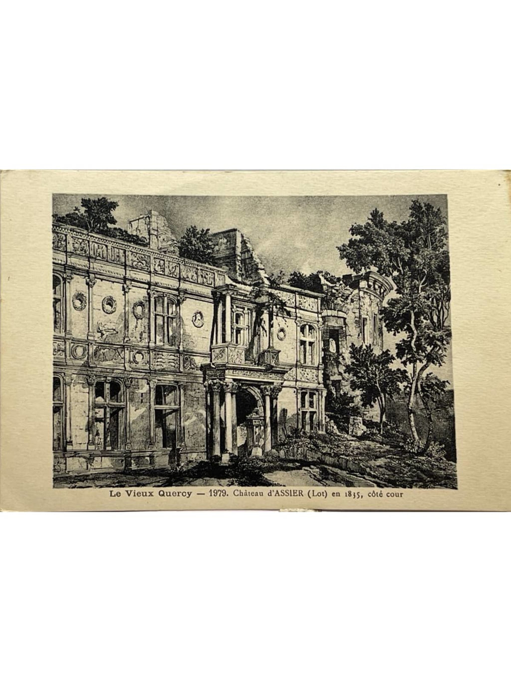 Recto de la carte postale