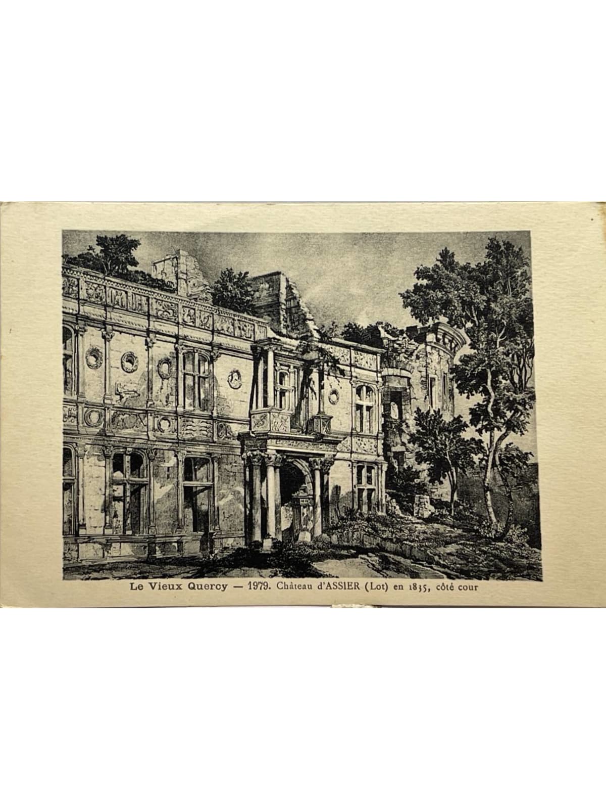 Recto de la carte postale