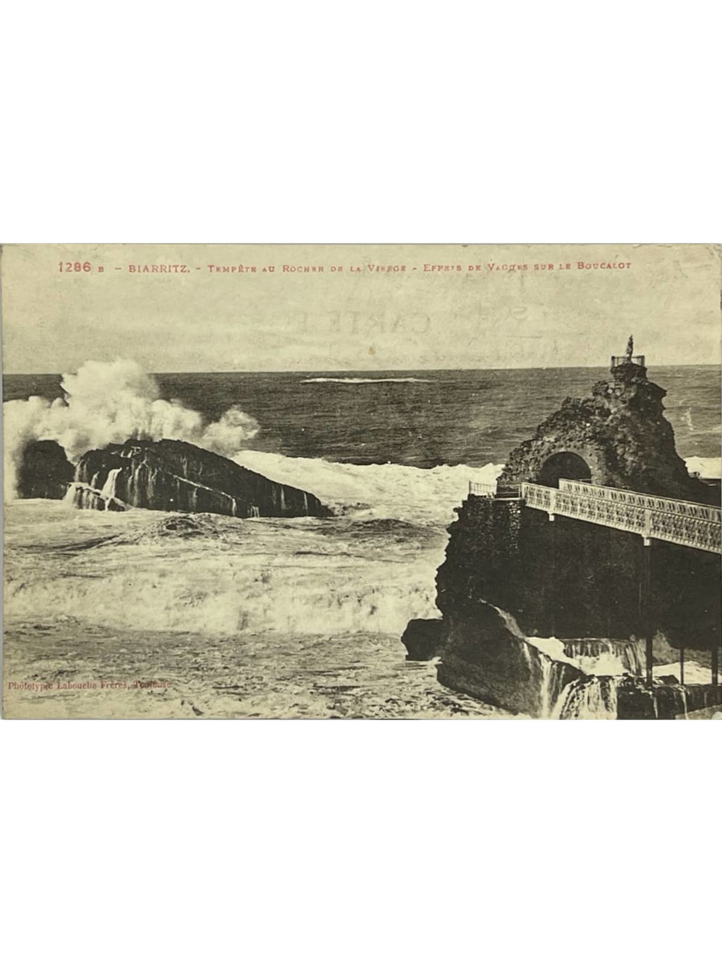 Recto de la carte postale