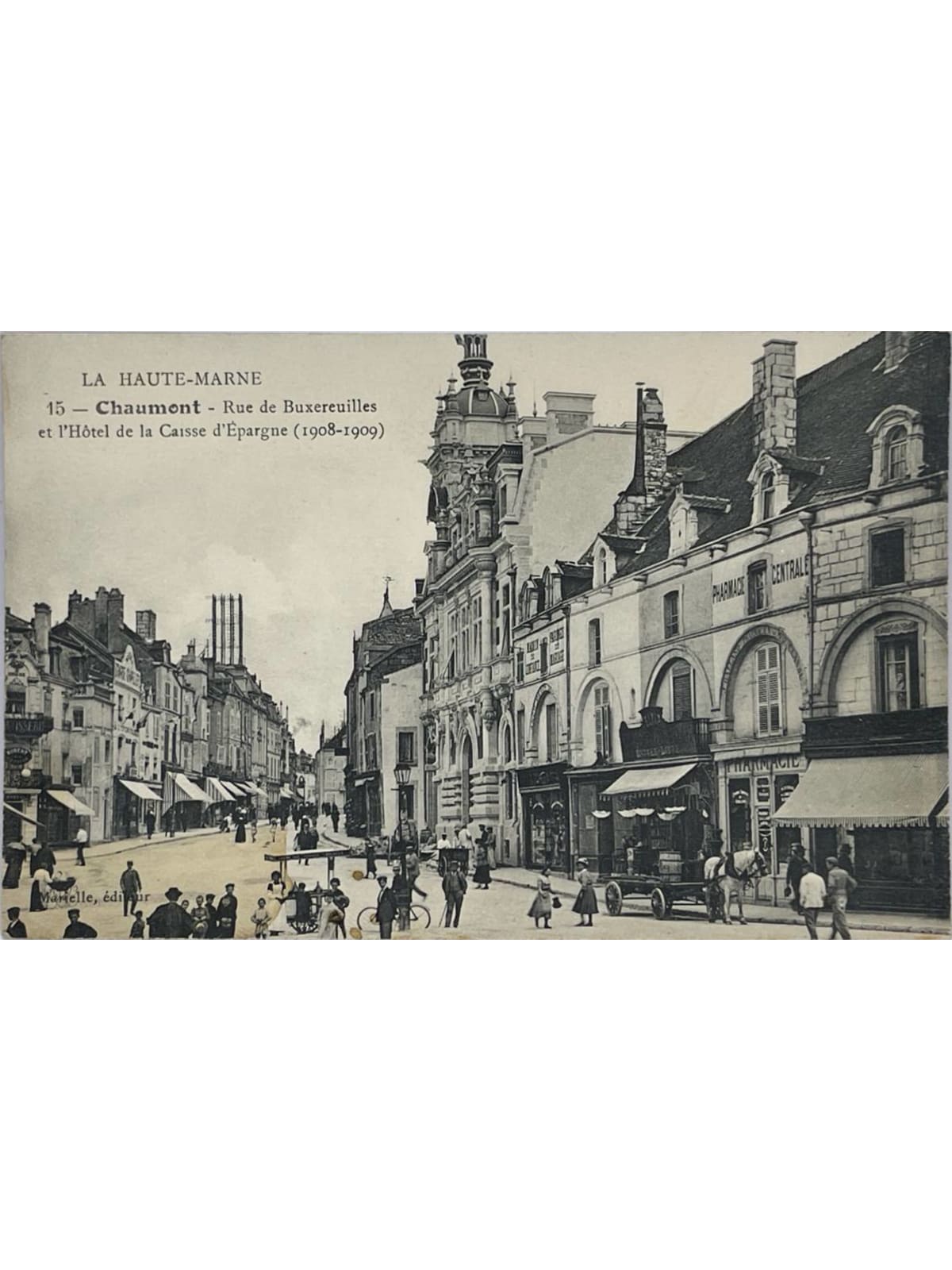 Recto de la carte postale