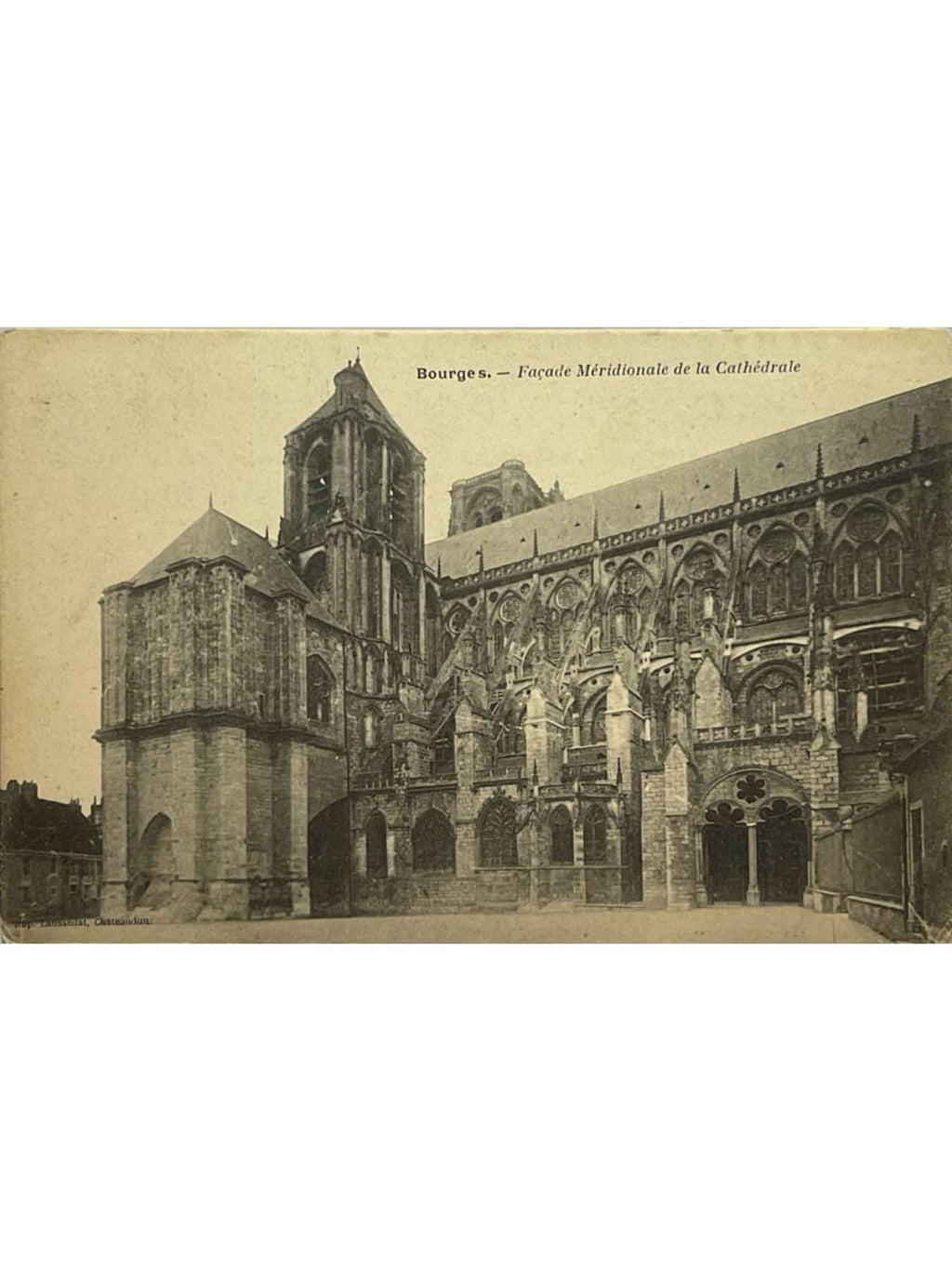 Recto de la carte postale