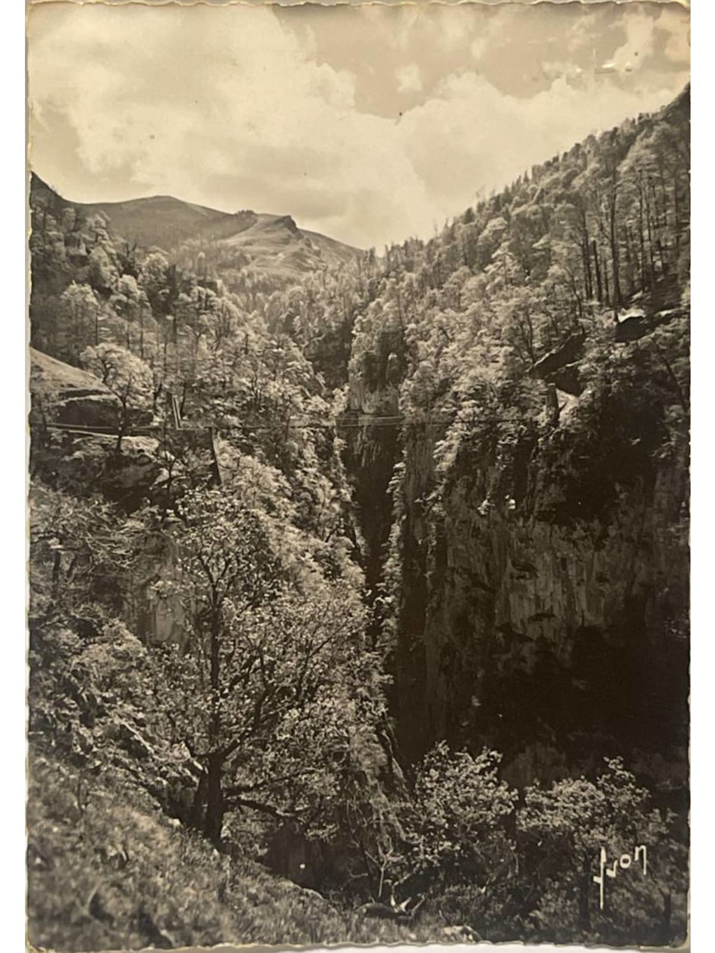 Recto de la carte postale