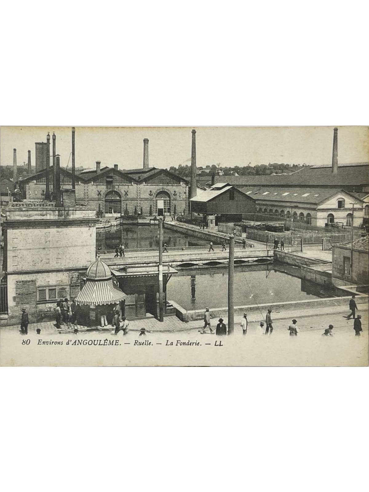 Recto de la carte postale